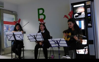 Concierto de Navidad en la octava planta del HUCA