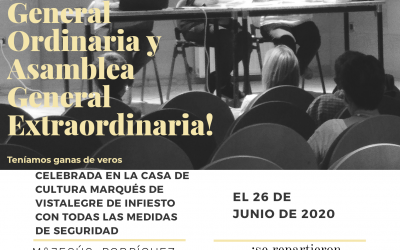 Asamblea General Ordinaria y Asamblea General Extraordinaria 2020