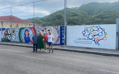 Un mural que habla: prevención y signos de alerta del ictus